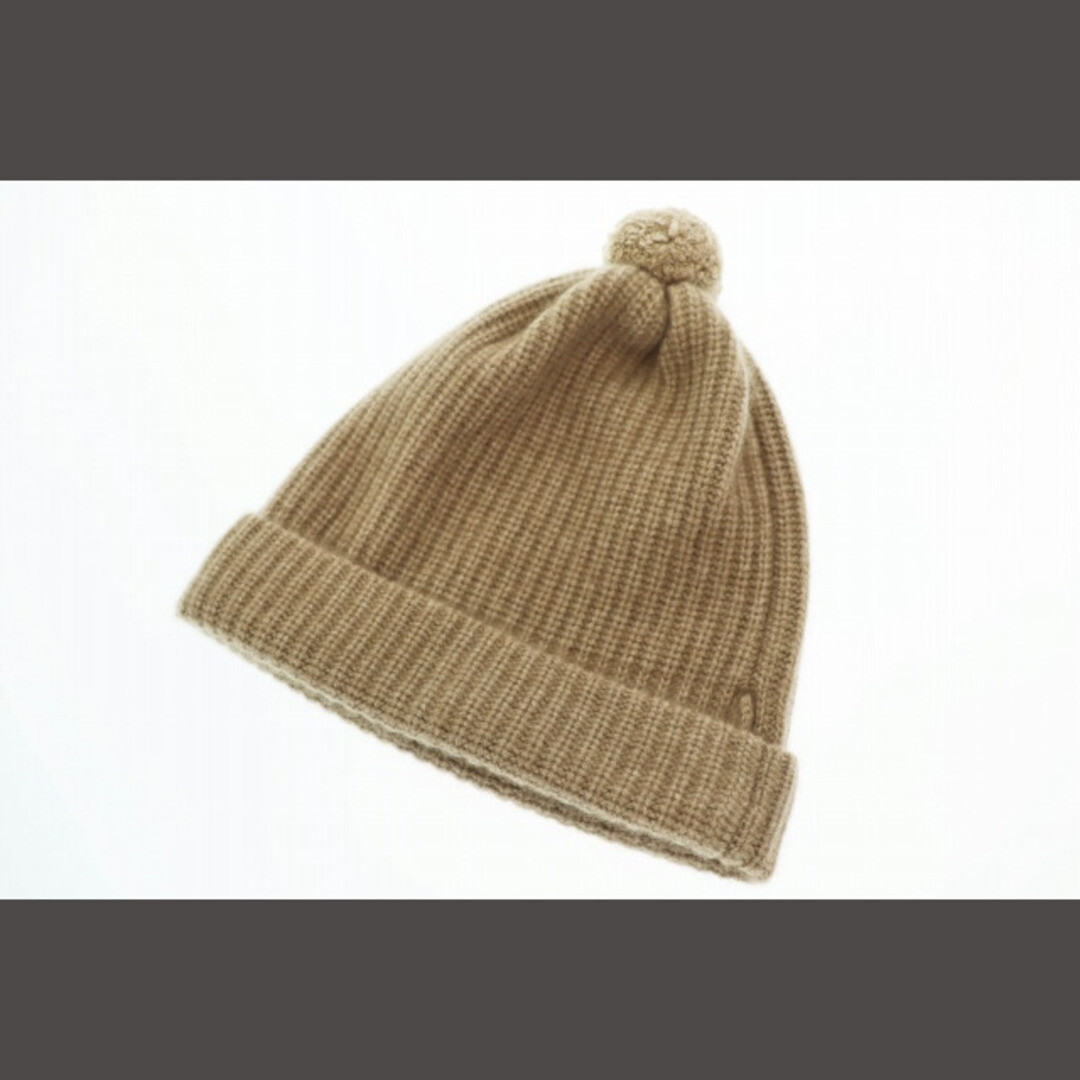 Auralee x TEKLA Baby Cashmere Night Knit Cap Hat Natural Brown 