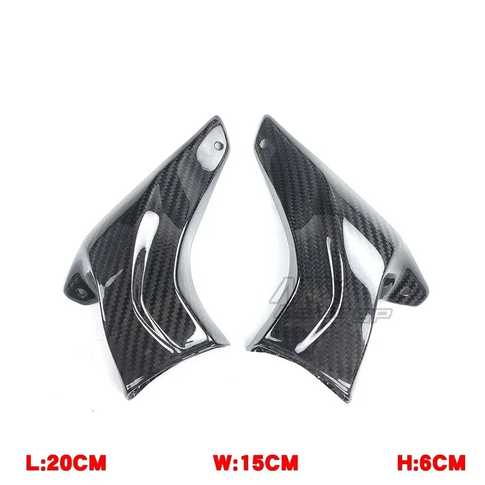 Conducto de aire universal del enfriador de disco de carbono para DUCATI V4 KAWASAKI H2 BMW S1000RR Foto 4 de 4