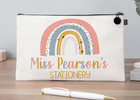 Personalised Teacher Pencil Case - Teacher Gift - Teacher end of term gift