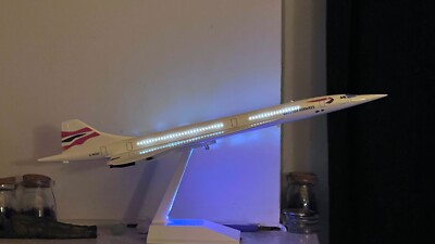 British Concorde LED Cabin Lights Large Plane Model Airplane NewDesign ...