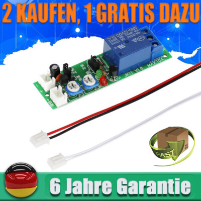 DC 12V Zeitrelais Timing Timer Delay Relay ON OFF Modul 15 min NEU