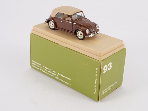 Rio 93 Volkswagen Beetle Cabriolet 1949 1/43 Bordeaux - Picture 11 of 13