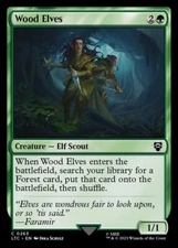 Wood Elves 0263 Non Foil Common LOTR Commander MTG Near Mint