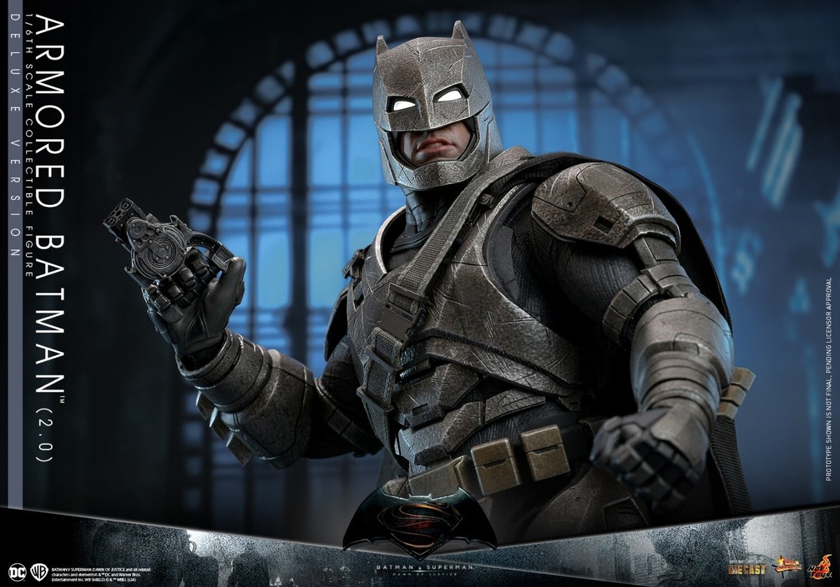 Hot Toys MMS743D63 1/6 BVS Armored Batman Action Figure Model Toy
