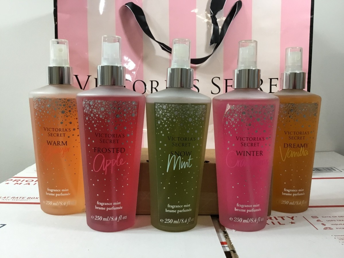 Victoria's Secret ボディーミスト4点クリスマスセール VICTORIA'S SECRET 2014 HOLIDAY FRAGRANCE MIST SNOW VANILLA