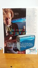 KUSTOM WAV GUITAR AMPLIFIERS 1997 GUITARS PRINT AD 11 X 8.5