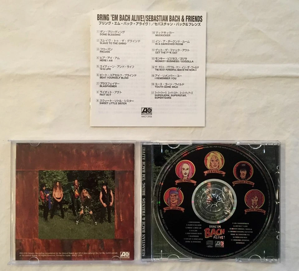 Sebastian Bach & Friends - Bring 'Em Bach Alive! (Japan CD w/OBI) Skid Row - Image 3 of 4