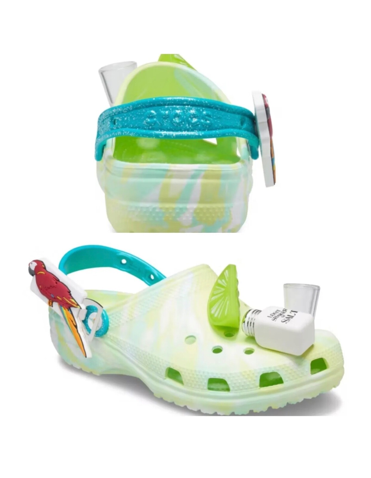 Unisex Adult Margaritaville Limited Edition Crocs with Jibbitz Charms