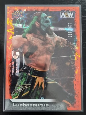 2022 AEW Luchasaurus DYNAMITE /299 Trading Card Upper Deck #90036