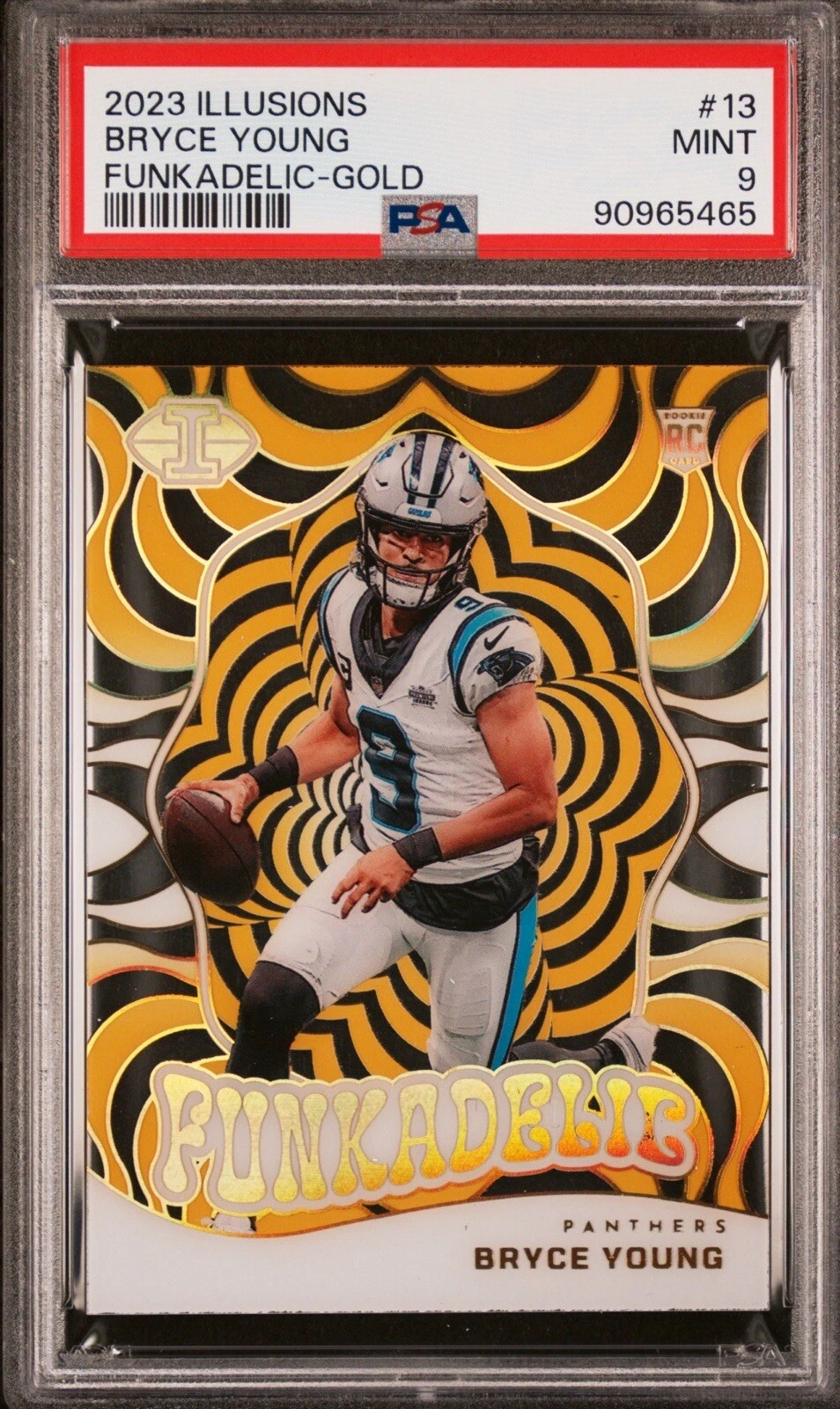 Bryce Young Panini Illusions Funkadelic #13 Gold