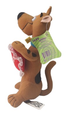 Scooby-Doo Plush Toy Dog Scooby Treats Play-by-Play 1999 Cartoon
