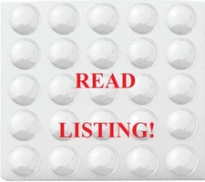 25 WHITE Jewelry Display Jars Insert Holder Gem Coins AS IS Slightly Yellow Foam