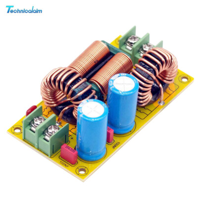 2A/4A/10A/20A DC 50V Power Filter EMI Module Audio High Frequency Filter Board