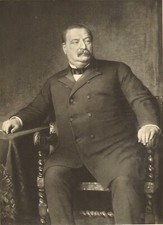 1901 President Grover Cleveland Large 16 x 20 Photogravure Portrait Print
