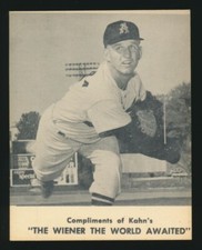 1962 Kahn's Wieners *Atlanta Crackers* -BOB DULIBA