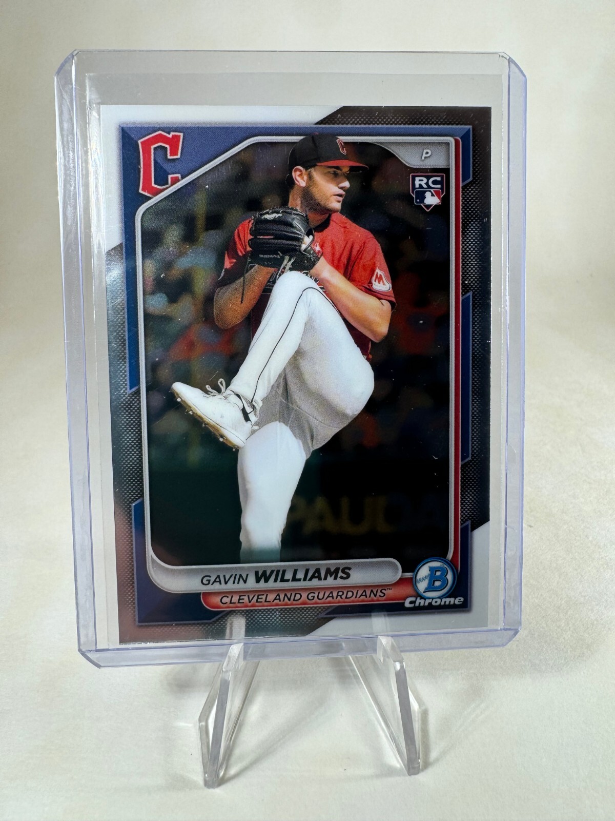 2024 Bowman Chrome #77 Gavin Williams RC