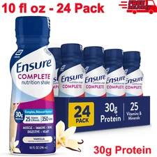 COMPLETE Vanilla Nutritional Shake, Meal Replacement, Vanilla, 10 fl oz, 24 Pack