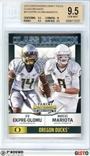 POP 1 Marcus Mariota BGS 9.5 2015 Panini Contenders DP Class Reunion w IEO Gisto