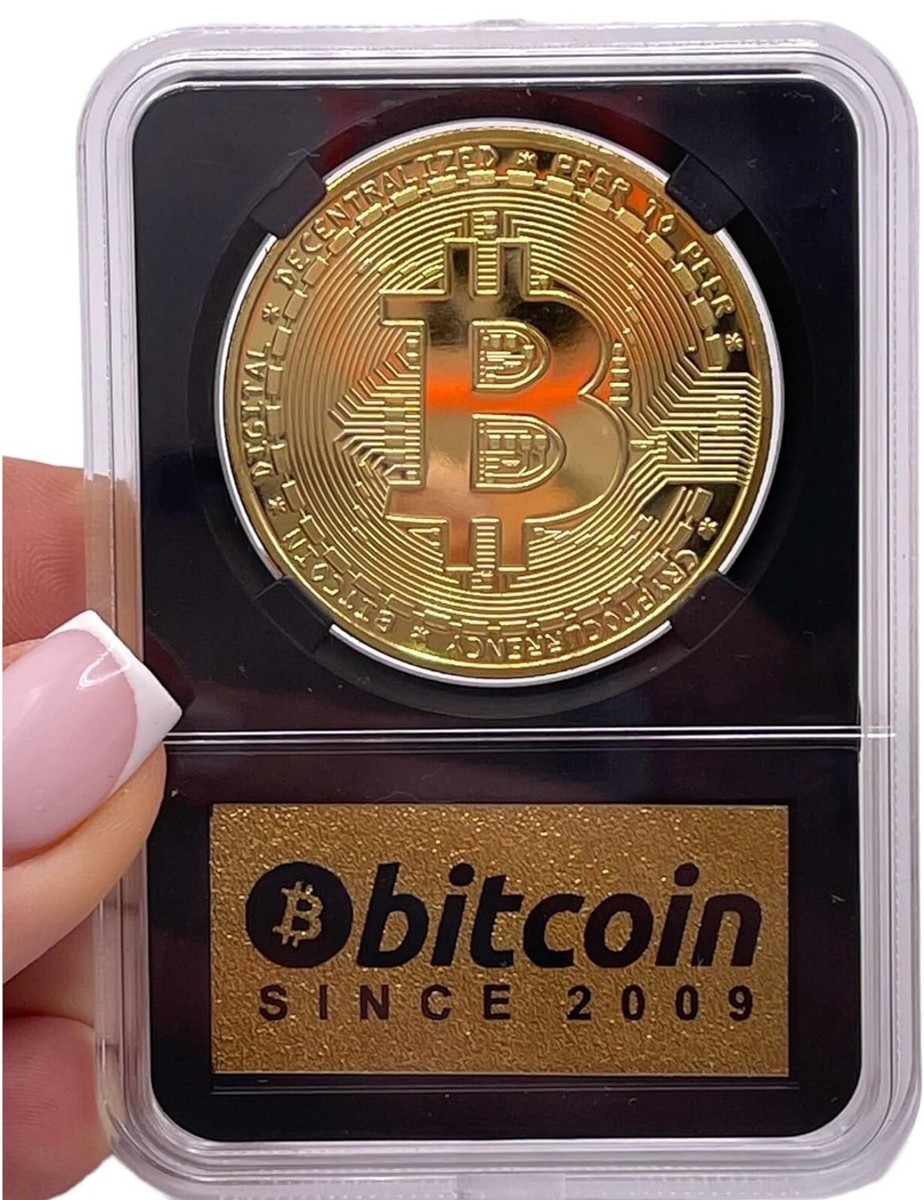 Bitcoin Coin In Clear Case Limited Edition Gold Coin | eBay Bitcoin Coin -  記念 BTC Coins