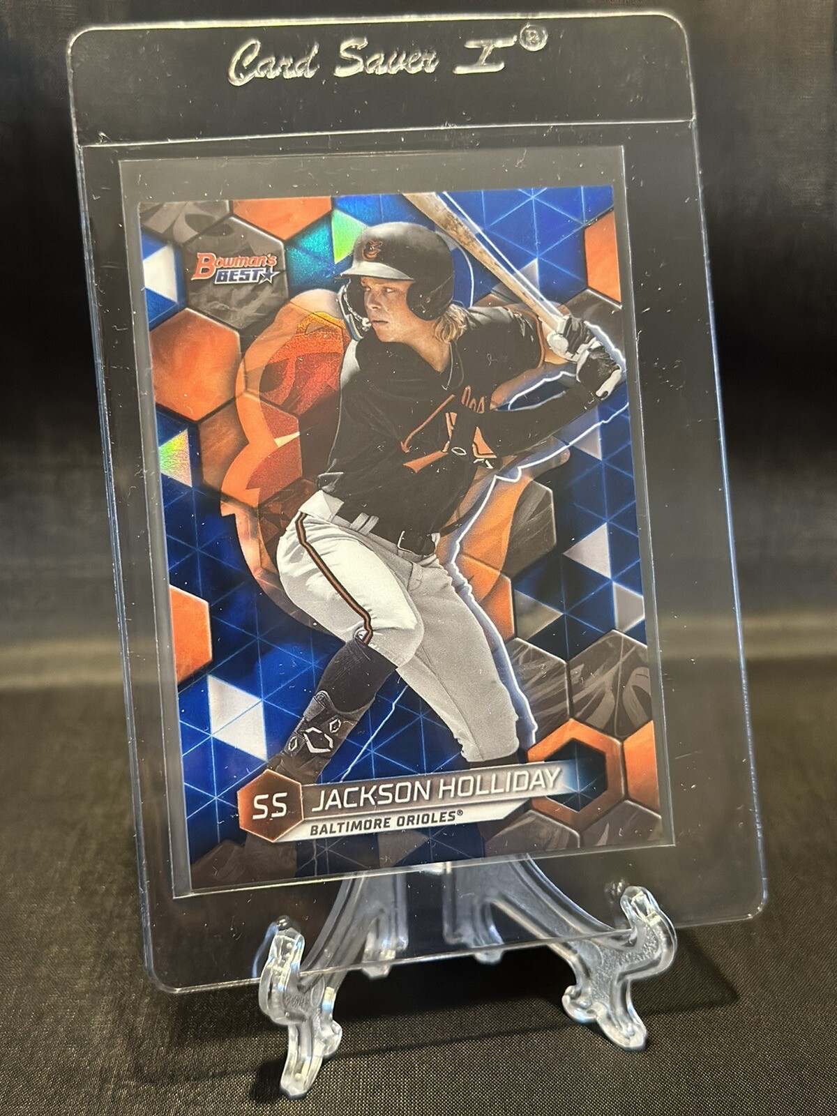 2023 Bowmans Best JACKSON HOLLIDAY Blue Refractor /150 RC Baltimore Orioles