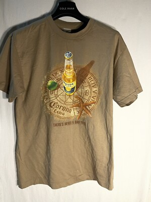 Corona Extra AAA ALSTYLE  Man s T SHIRT  Print Size Large