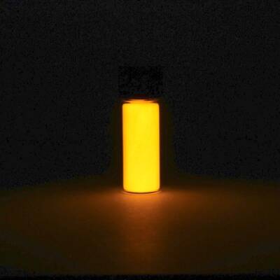 Orange Europium Phosphorescent Glow Powder - Glow In The Dark Chemistry Sample