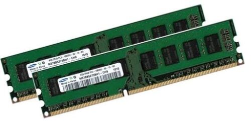 2x 4GB 8GB für Dell Studio XPS 8000 DDR3 1333 Mhz Samsung Speicher - Afbeelding 1 van 1