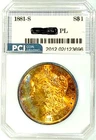 1881-S  Gem BU  +++  PL  Proof-like Amazing  Rainbow Toned PL Morgan
