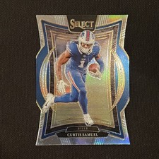 2024 Select Curtis Samuel Premier Silver Holo Prizm Die-Cut #23 Buffalo Bills