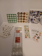 Vintage and Modern Hallmark and Others 297 CHRISTMAS STICKERS AND SEALS
