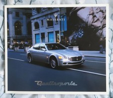 Maserati Quattroporte - RARE Genuine Factory Brochure - 2004 - UK English Text