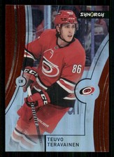 2021-22 Upper Deck Synergy Red Teuvo Teravainen Carolina Hurricanes #37