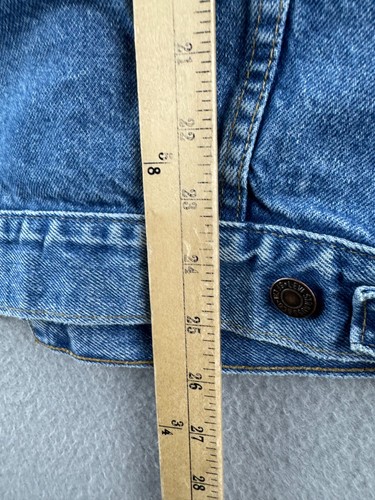 Vintage Levis Jacket Mens Large Blue Denim Trucker Type 3 80s Made in USA by Levi's, Size L, $49.99 - Photo 19