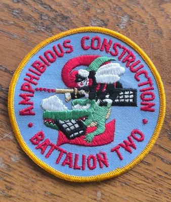 Insigne Patch Amphibious Construction Battalion 2 /02 - Photo 1/2