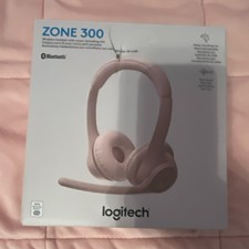 Logitech Zone 300 Wireless Bluetooth Noise Cancelling Headset Pink USB-C