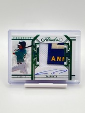 2024 Flawless #PPA-TP Tai Peete Prospect Patch Autograph Emerald #1/5
