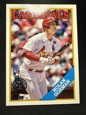 2023 TOPPS SERIES 1 NOLAN GORMAN RC #T88-97 35TH ANNIVERSARY 1988 CARDINALS