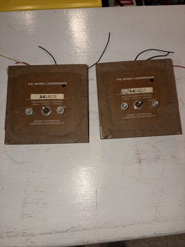 Vintage Advent A4 Bullnose Speaker Crossovers Pair Excellent Condition