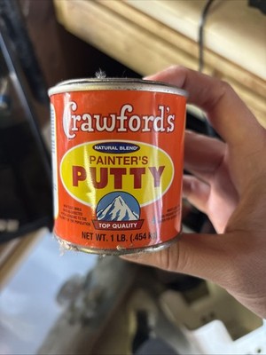 Crawford s INC. 31616 Natural Blend Painters Putty, 1/2 Pint