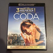 CODA 2021 Region Free 4K UHD + Region B Blu-Ray Italian Import Apple Films