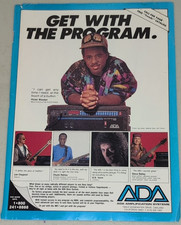 1992 ADA Vintage Print Ad Amplifiers Les Claypool Victor Wooten Guitar Magazine