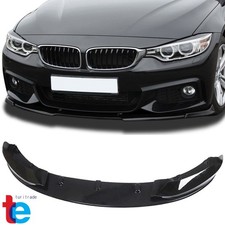 Plastic 4Pcs Front Bumper Splitter Lip Kit For BMW F32 F33 F36 4 Series 2014-20