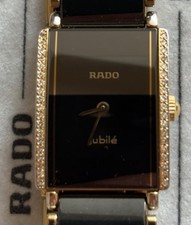 Ladies RADO Jubilé Integral 2Toned Gold/Blk ...