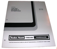 Vintage Radio Shack TRS-80 Model I RS-232-C Interface Manual Cat No 26-1145