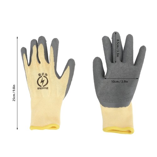 Electrician Insulation Work Gloves Flame Retardant 400V Voltage Resistance g4e3 - Picture 2 of 10