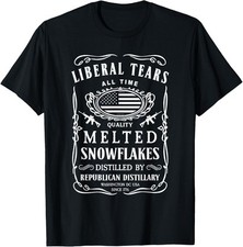 Camiseta Lágrimas Liberales Divertida Camiseta Republicana Conservadora 2A Trump