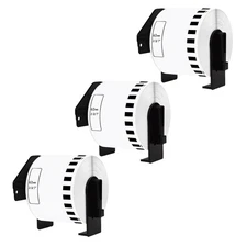 3 Rolls Compatible with Brother QL DK-2205 Continuous Labels 2.4 in x 100 ft