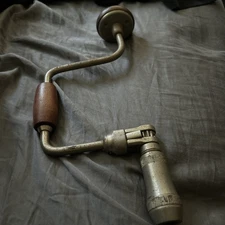 Vintage Hand Crank Drill Brace unknown brand
