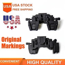 Metal Dual Binocular Bridge Helmet NVG Mount For Night Vision / L4G24 Adapter US