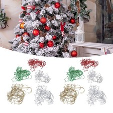100Pcs Xmas Hooks Iron Wire Decorative Xmas Decoration Hooks